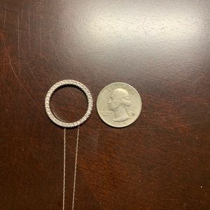 14k Circle of Life diamond necklace